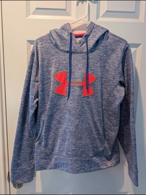 Under Armour Heathered Blue Hoodie